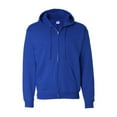 thumbnail image 2 of Hanes Men's and Big Men's Ecosmart Fleece Full Zip Hooded Jacket, up to Size 3XL, 2 of 4