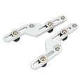 thumbnail image 1 of Windshield Mount Bracket Kit, Reducing Noise Windscreen Adjusters Increasing Stability Aluminum Alloy  For Motorcycle Silver, 1 of 8