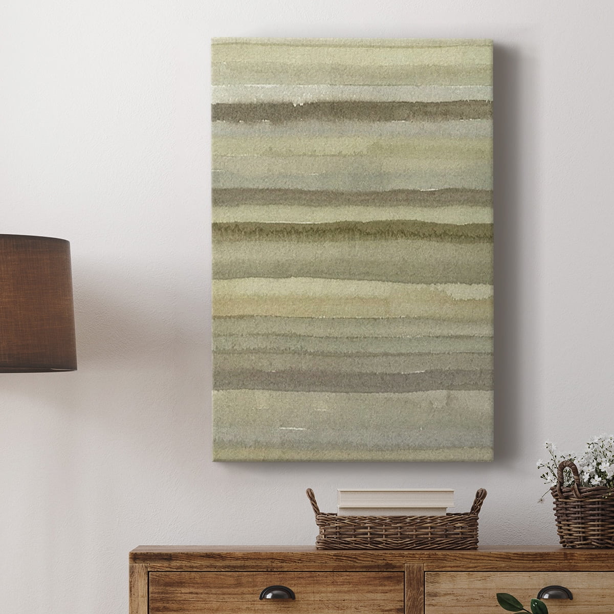 Lines in Neutral II Premium Gallery Wrapped Canvas - Ready to Hang
