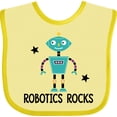 thumbnail image 3 of Inktastic Robotics Rocks Funny Robot Boys or Girls Baby Bib, 3 of 4