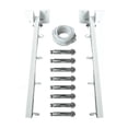 thumbnail image 1 of Tendederos Plegables Retráctil Ropa Plegable Reforzado Metal blanco, 1 of 5