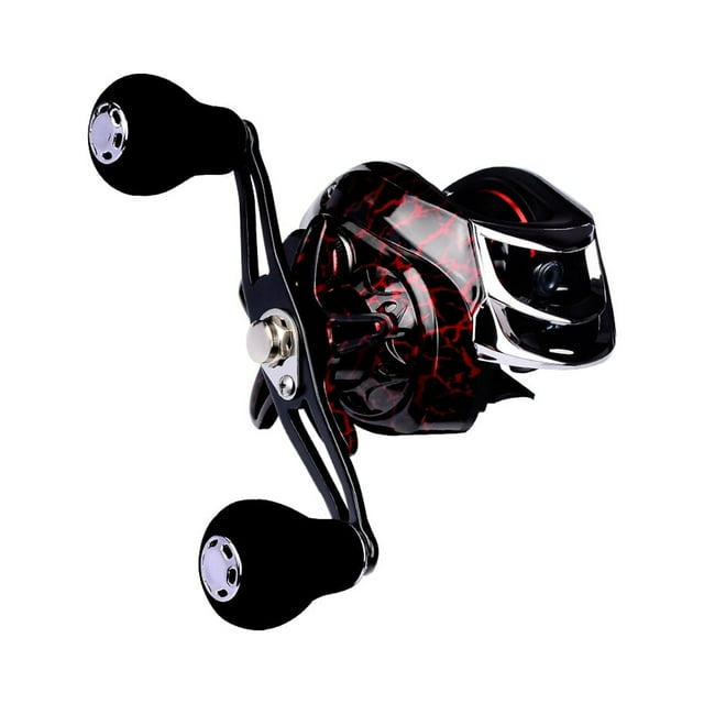 PROBEROS 18+1 Roulement à Billes BB 7.1:1 Moulinet de Pêche Portable Moulinet de Lancer d'Appâts Main Gauche/droite Moulinet de Lancer d'Appâts de Pêche