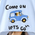 thumbnail image 4 of CAICJ98 Infant Toddler Baby Girl Boy Shirts 6 12 18 24 Months 2T 3T 4T 5T Unisex Short Sleeve Graphic Cute Animals Cartoon Print Comfort Crewneck T-Shirts (Sky Blue,2-3 Years), 4 of 7