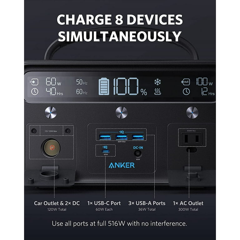 Anker 523 Portable Power Station (PowerHouse 289Wh / PowerHouse II 300)