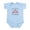 Sky Blue, variant on CafePress - Tiara Birthday Princess 1St Infant Bodysuit - Baby Light Bodysuit, Size Newborn - 24 Months