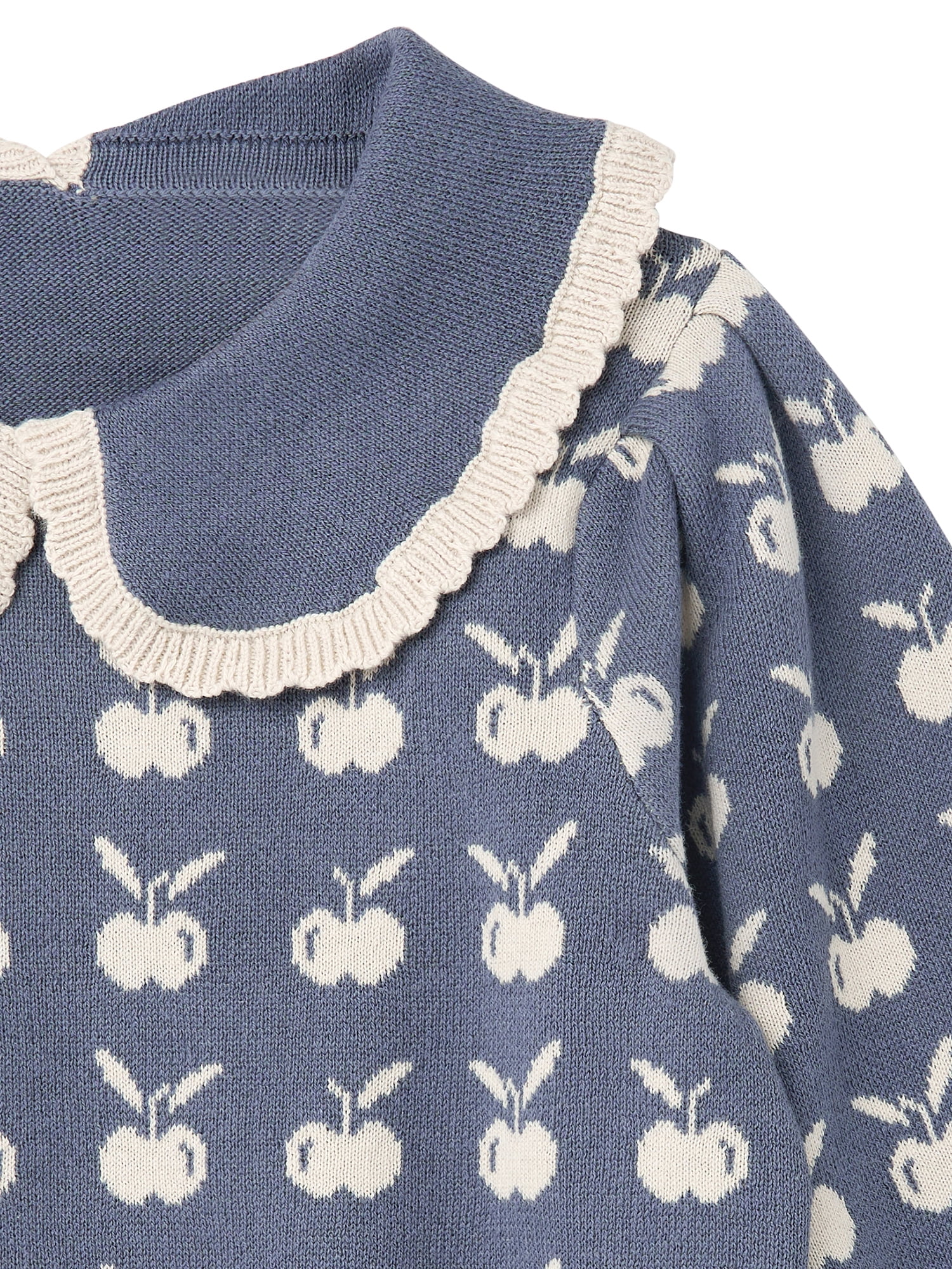Modern Moments by Gerber Toddler Girl Collar Sweater and Pant Set, 2-Piece, Sizes 12 Months - 5T