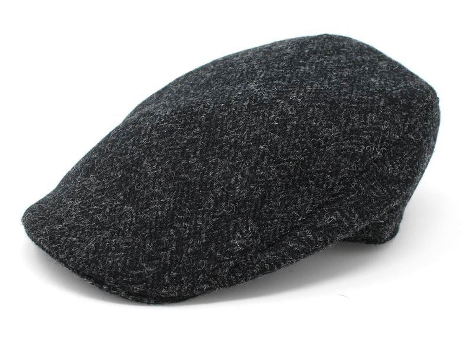 Hanna Hats Donegal Touring Flat Cap 100% Wool Tweed Men's Driving Cap Made in Ireland