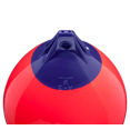 thumbnail image 2 of Polyform Mooring Buoy 02-106-399 A-3 Red W/Bar Code; 17 Inch Diameter x 23 Inch Length; 1-1/8 Inch Rope Eye Diameter; Red; PVC; With Bar Code; For Boats 40 Feet To 50 Feet In Length, 2 of 5