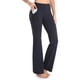 thumbnail image 2 of Leggings acampanados de cintura alta para mujer, pantalones acampanados, pantalones deportivos con bolsillo, 2 of 6
