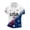Royal Blue, variant on Men's USA 250th Anniversary Patriotic Polo Shirt American Flag Graphic Casual Short Sleeve America 250 Merchandise