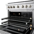 thumbnail image 6 of ZLINE 36" 5.2 cu. ft. Paramount Dual Fuel Range with 6 Burners in Stainless Steel, SDR36, 6 of 8
