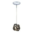 thumbnail image 4 of Jesco Lighting KIT-QAP405-WHSN Pulled Taffy White Glass Knot, Round, 4 of 7