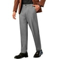 thumbnail image 3 of COOFANDY Men's Classic-Fit Expandable-Waist Flat-Front Dress Pant 32W30L Gray, 3 of 5
