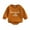 Coffee, variant on Elippeo Baby Thanksgiving Romper 3 6 12 18 Months Letter Embroidery Long Sleeves Round Neck Sweatshirt Jumpsuit