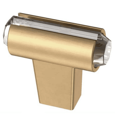 Liberty P43853C-720 Clear Acrylic & Champagne Bronze 1 7/16" Cabinet Drawer Bar Knob