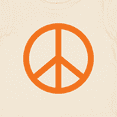 thumbnail image 4 of Inktastic Funky Orange Peace Sign Boys or Girls Baby T-Shirt, 4 of 5