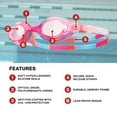 thumbnail image 5 of TYR Youth Fit Swimple Non-Mirrored Swim Goggle - Pink/White, 5 of 6