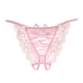 thumbnail image 2 of uublik Womens Panties Pink Hallowed Out Women' s Underwear Lightweight Soft Lace High Waist Panties, 2 of 4