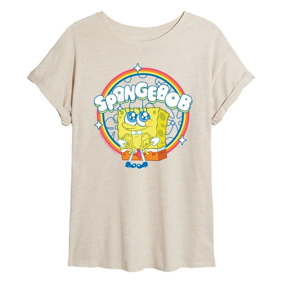 Spongebob Squarepants - Kawaii - Women's Oversized Graphic T-Shirt