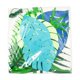 thumbnail image 2 of Nvzi Guirnalda de hojas para fiesta hawaiana, banderines colgantes, decoración para ventanas de aulas con temática de plantas tropicales, estilo Ins, 118 pulgadas, pequeña, 2 of 4