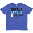 thumbnail image 3 of Inktastic Baseball Uncles Little Pitcher Youth T-Shirt, 3 of 5