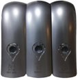 thumbnail image 1 of Manual Press Soap Dispenser Wall-Mounted Soap Box Shampoo Body Wash Holder ABS Plastic (Grey-3 Head), 1 of 1