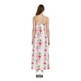 thumbnail image 3 of Robe Maxi à Imprimé Floral Hawaïen pour Femmes 2TG Vigne Hibiscus Rose, 3 of 5