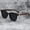 Bright Black Frame, variant on Retro Wood Grain Full Frame Sunglasses with UV400 Protection Fashionable Eye Protection for Everyday Wear Versatile