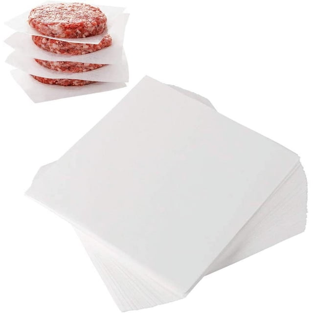 Hbdhejl Hamburger Patty Paper Used To Separate Patties Baking Packaging Candy Deep Frying Stick Pad Paper Oil Absorbent Paper