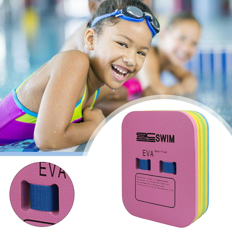 EVA Safety Back Floating Board, Swim Belt Funny High Buoyancy  Beginner-friendly, Adjustable Comfort Swim Trainers Foam for Kids Water  Game Pool