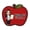 Red, variant on KRONDO Apple Shaped Classroom Welcome Mat, Soft Velvet Teacher Decor Rug, Non-Slip Back to School Doormat for School Entrance Kindergarten Reading Nook