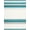 Teal, Pattern 12, variant on ODIKA 4' x 6' Machine Washable Non-Slip Area Rug, Contemporary Waves High Traffic Rug, Blue, 246141