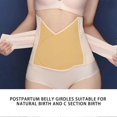 thumbnail image 3 of Postpartum Girdles Waist Pelvis Belt Tummy Control Shapewear(Flesh Colour), 3 of 4
