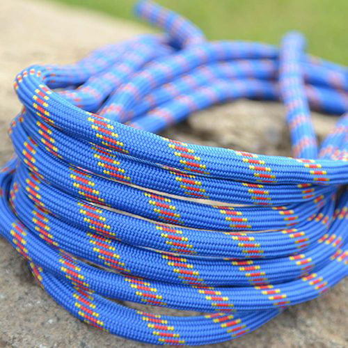Jingdun Climbing Rope Outdoor Escape Rescue Rope 10mm Static Rope Climbing Rope Climbing Rope Rappelling Rope Safety Rescue Rope Outdoor Survival Supplies Polyester Rope Ropes Size : 50M 