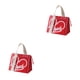 thumbnail image 4 of Moyic Bolsa de almuerzo impermeable Oxford tela aislamiento fiambrera frutas bebida organizador contenedor bolso con cremallera Picnic al Rojo 2Conjunto, 4 of 6