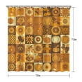 thumbnail image 3 of Thanksgiving Autumn Fall Maple Leaves Pumpkin Harvest Shower Curtains,Reusable Bath Curtain with Hooks Basic Polyester Fabric Curtains for Bathroom Bathtub Autumn Holiday, 3 of 5
