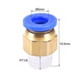 thumbnail image 3 of Conector de tubo BSPT1/8 de Uxcell para impresora 3D, fijación por empuje, para tubo de 6mm y filamento de 3mm, 2PCS, 3 of 5