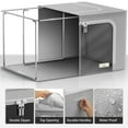 thumbnail image 3 of Stackable Clothes & Blanket Storage Bags | Underbed & Closet Organizer - Gray (2-Pack), 3 of 11