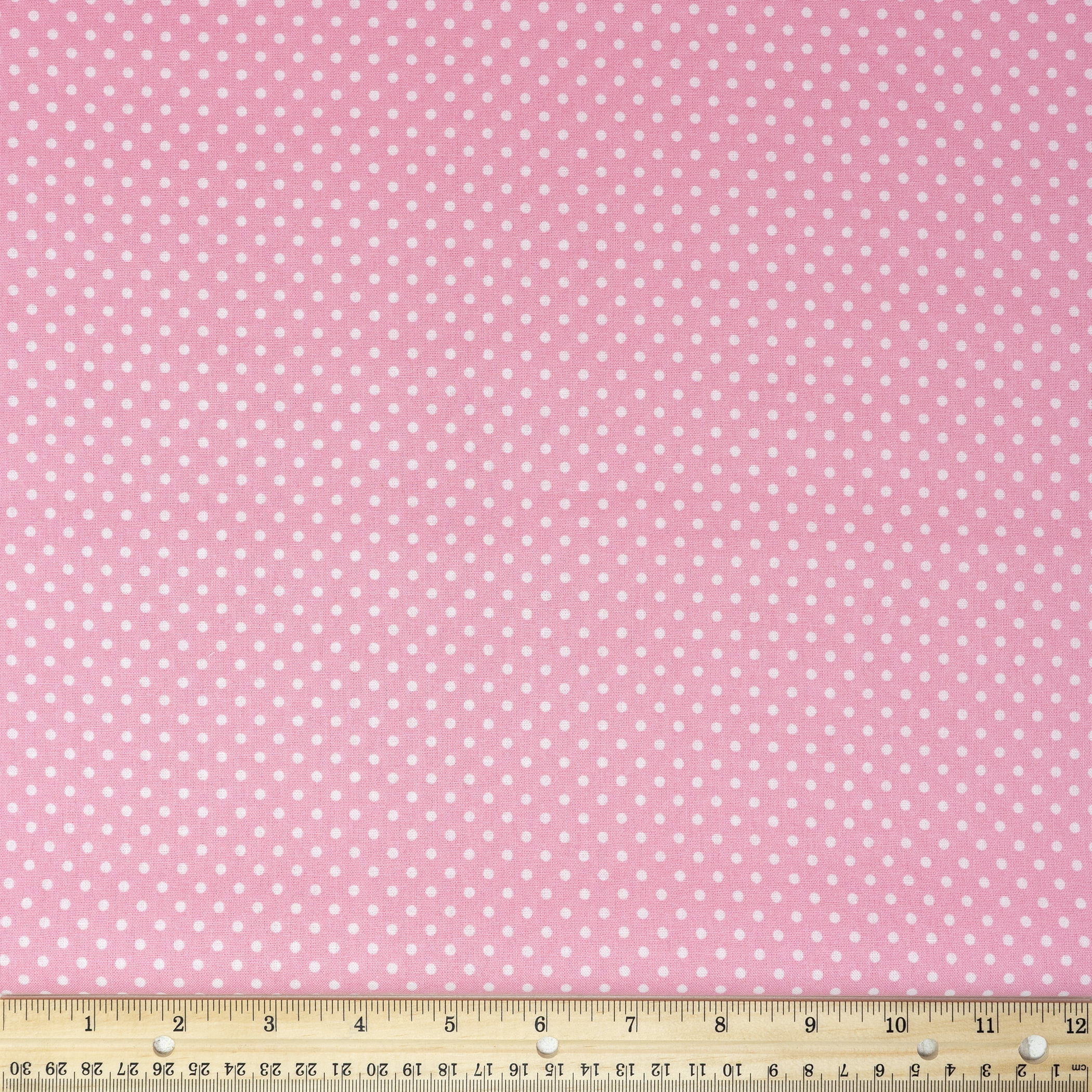 Waverly Inspirations Cotton 44' Medium Dots Carnation Color Sewing Fabric by the Bolt