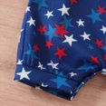 thumbnail image 4 of TOWED22 Baby Girl Summer Clothes Cute Ruffle Romper Sleeveless Rompers Dress Newborn Girls Infant Jumpsuit Clothing Blue,3-6 M, 4 of 5