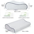 thumbnail image 2 of Power of Nature Memory Foam Pillow - Orthopedic Contour Design Washable Cover, 2 of 7