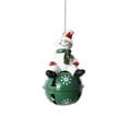 thumbnail image 3 of Herrnalise Santa Claus Snowman Bell Pendant Iron Bell Decoration Christmas Tree Pendant Decoration Ornaments for Christmas Tree Farmhouse Christmas Tree Decorations, 3 of 9