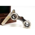 thumbnail image 2 of Elegant Mother of Pearl Opera Glasses in Wood Storage Box, 2 of 6