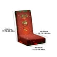 thumbnail image 4 of Cheapark Stretch Christmas Dining Chair Covers - Full High Back Design, Ambient Decorative Protectors, Perfect for Holiday Home & Party, 4 of 6