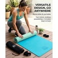 thumbnail image 5 of Large Yoga Mat 72"x36"x6mm, Non-Slip Thick Yoga Mat, Durable Exercise Mat & Workout Mat for Home Yoga, Pilates & Stretching, Includes Bonus Resistance Bands & Carry Bag, 5 of 5