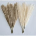 thumbnail image 6 of ZOELNIC Artificial Pampas Grass Faux 17" 6 Stems Pampas Floral Dried Pampas Grass Plant for Wedding Floor Office Boho Farmhouse Room, Grey, 6 of 6