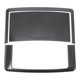 thumbnail image 1 of Bisel de recorte de faro Unique Bargains, bisel de faro, decoración de cubierta de faro para Nissan Rogue 2021-2024, negro de fibra de carbono, ABS, 1 juego, fila delantera, 1 of 1