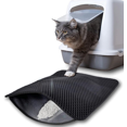 thumbnail image 1 of Alfombrilla para arena de gatos, caja de arena para gatos, alfombrilla con filtro de arena, antideslizante, resistente al desgaste y a los arañazos, alfombrilla para control de arena para gatos, 1 of 1