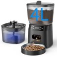 thumbnail image 1 of Dispensador automático de alimento para gatos CORGOTE 4 L con fuente de agua de 2 L, 1 of 8