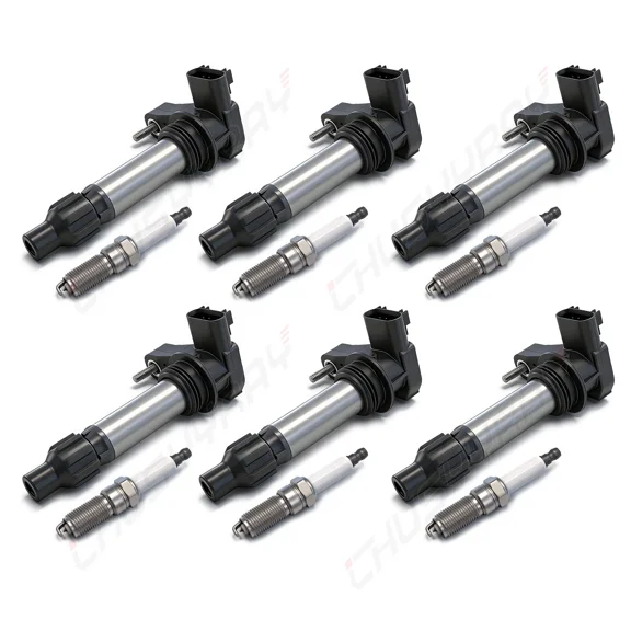 For 2008 2009 2010 -2015 Cadillac CTS 3.6L V6 6 Ignition Coil 6 Spark Plug UF569